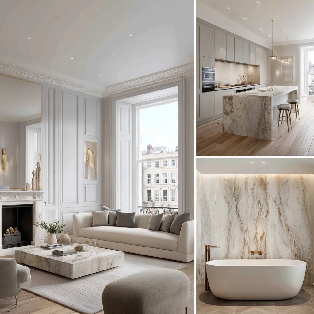 Premium apartment refurbishment at Chevalier House, Knightsbridge