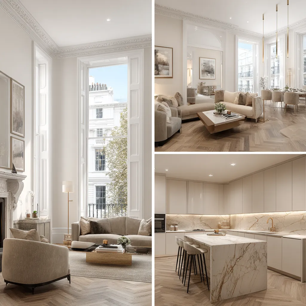 3a Pembroke Gardens Kensington W8 apartment refurbishment