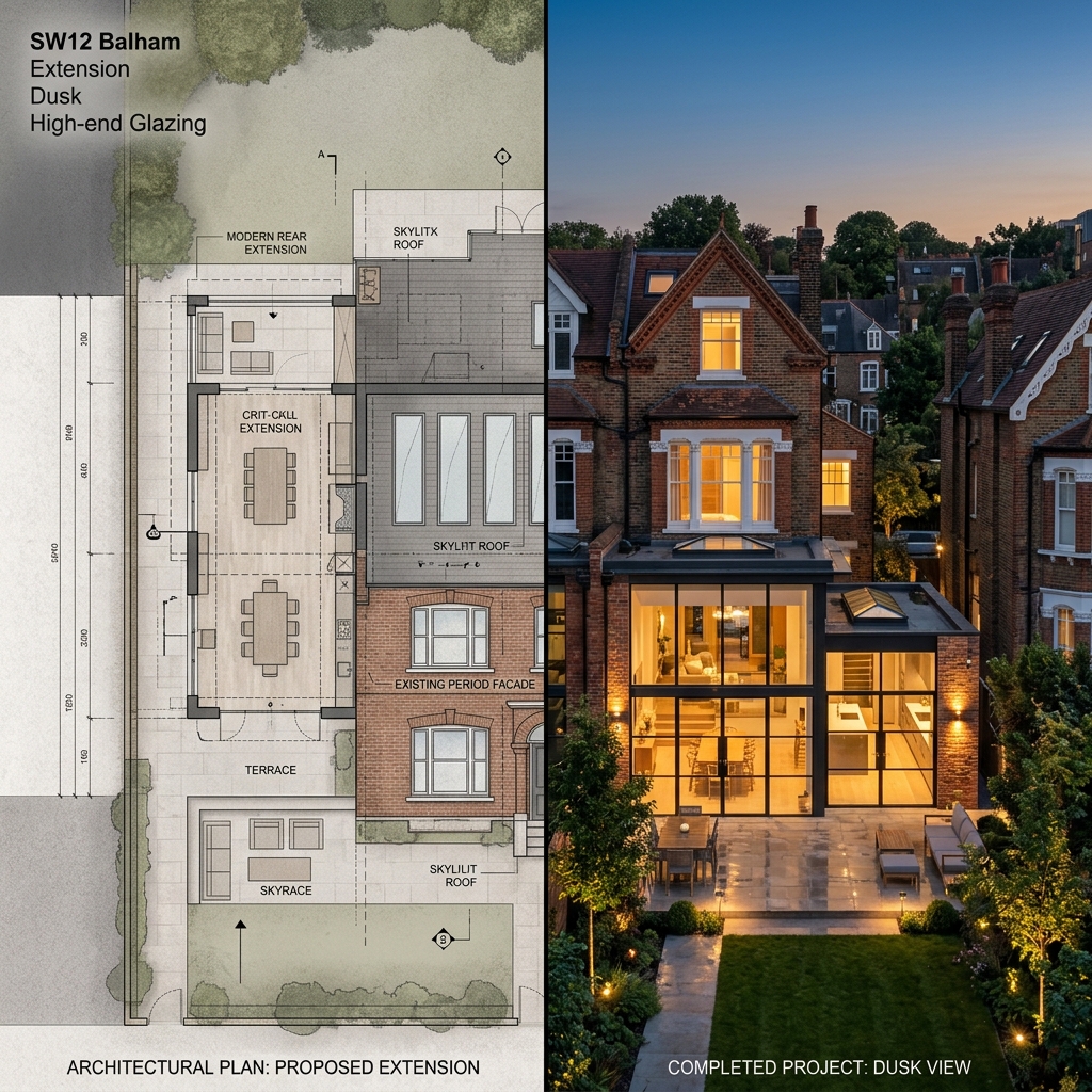Luxury architecture design in balham