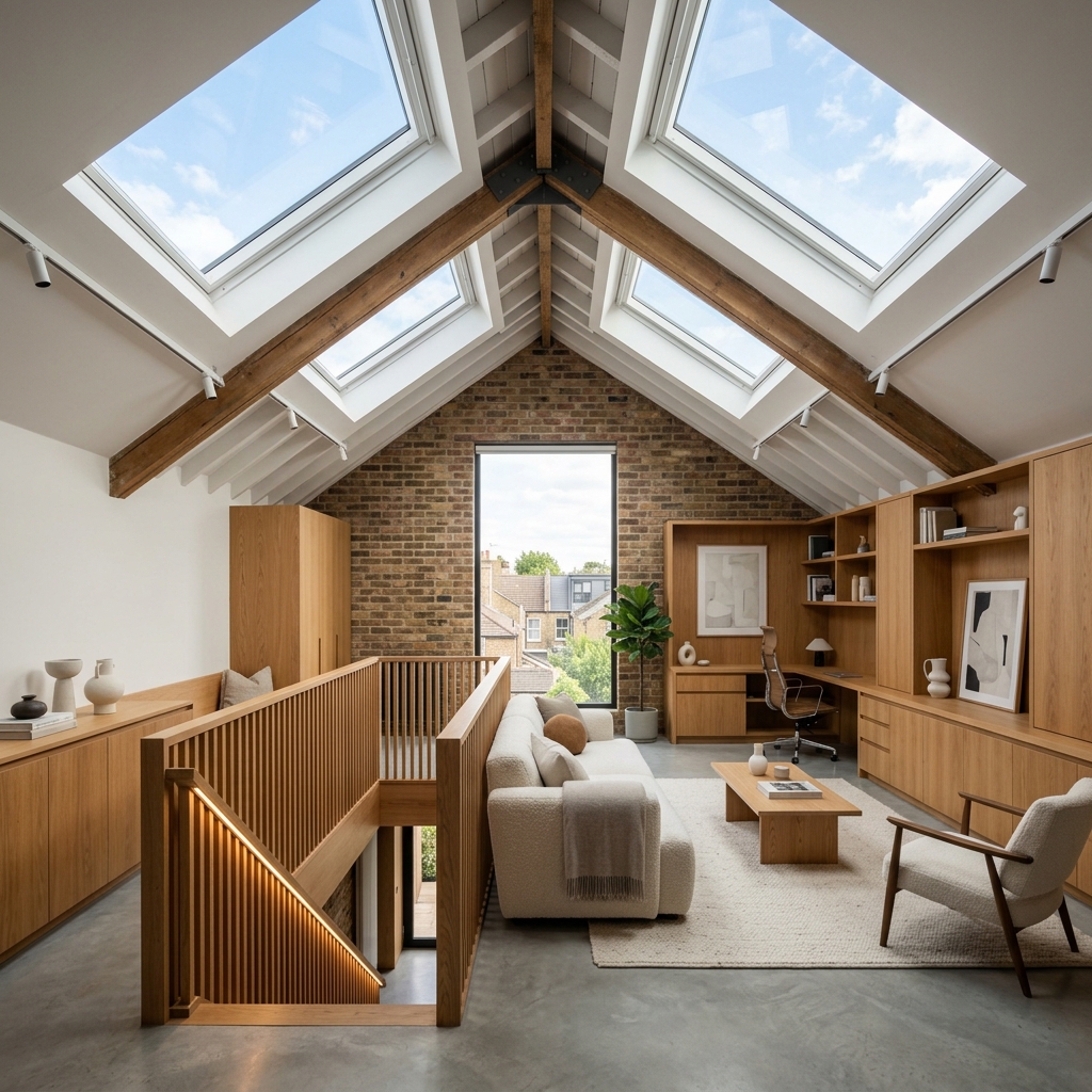 Luxury mansard loft conversion in balham