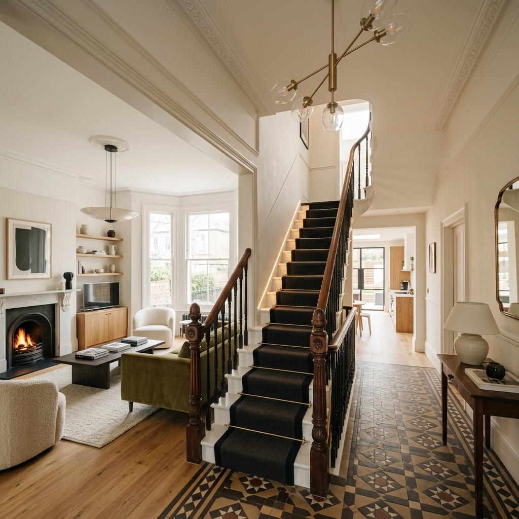 Luxury listed building renovation in balham