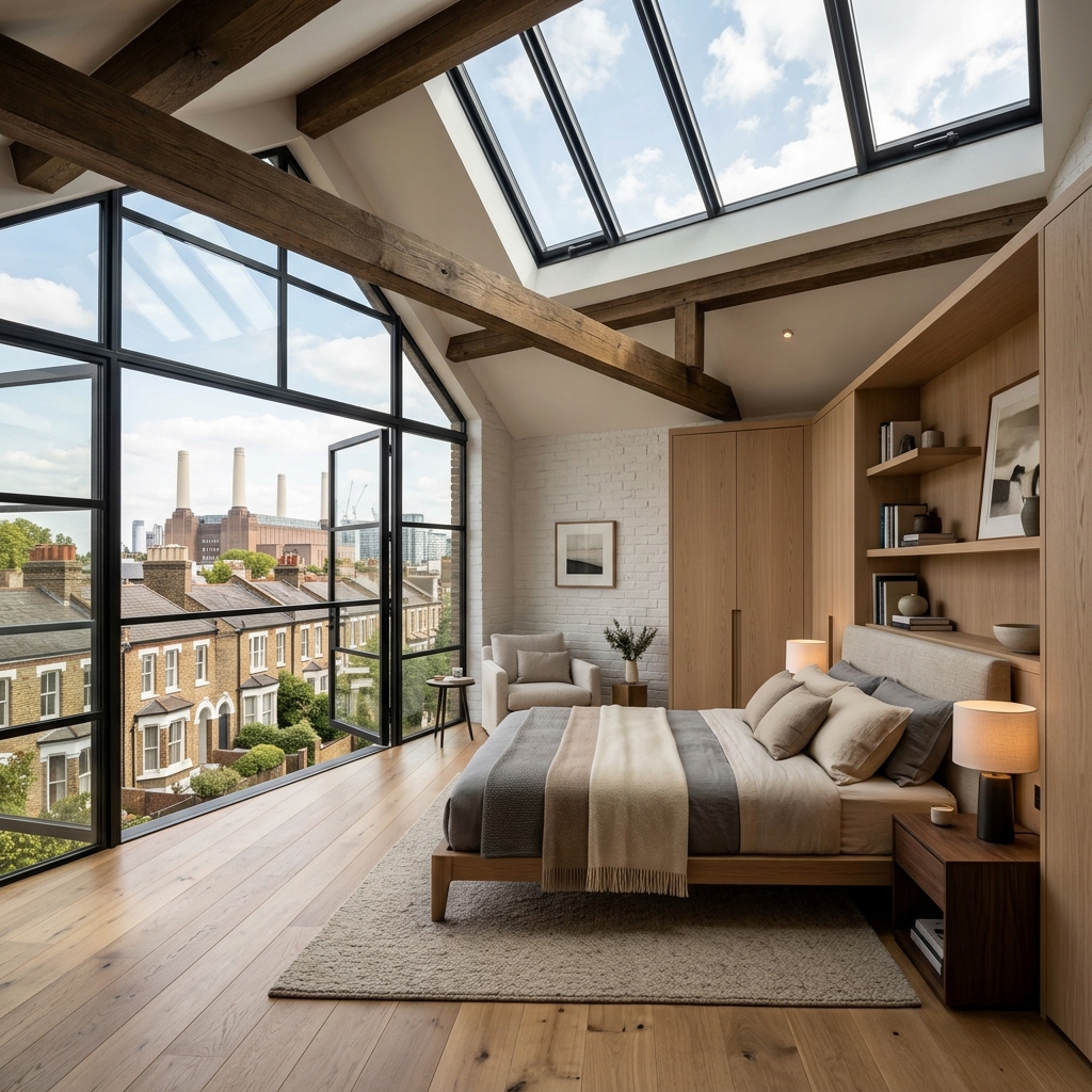 Luxury dormer loft conversion in battersea