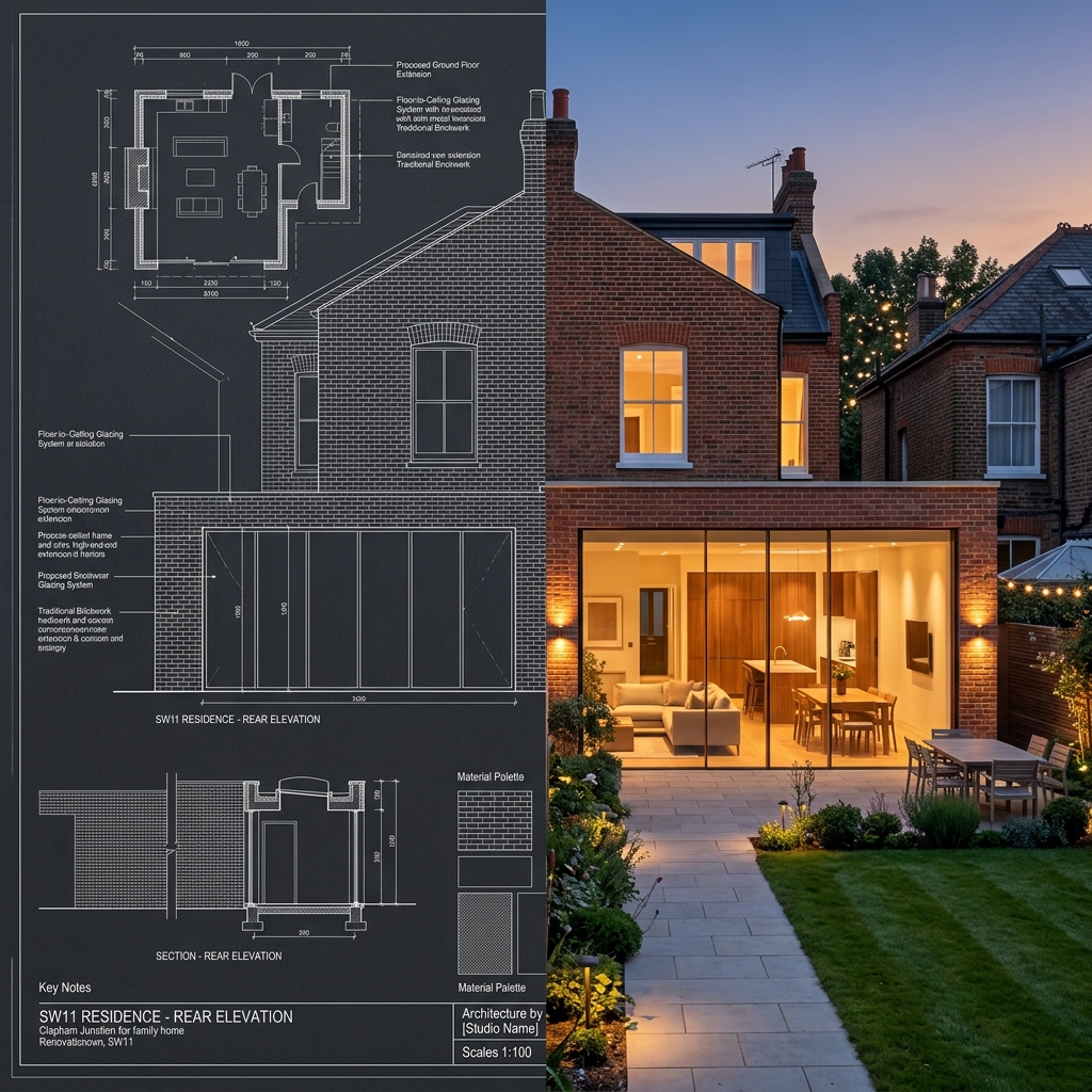 Luxury architecture design in clapham junction