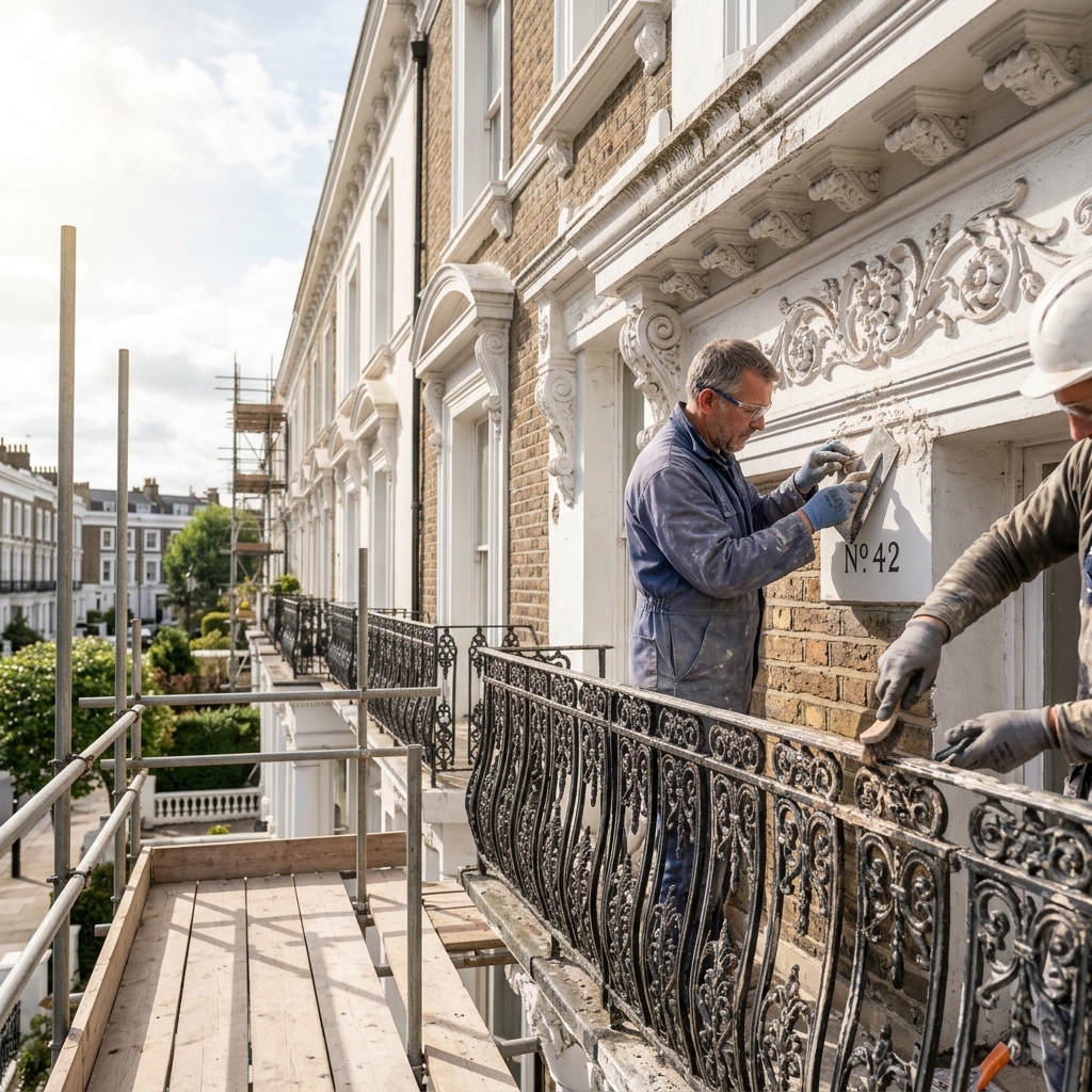 Luxury heritage restoration in earls court