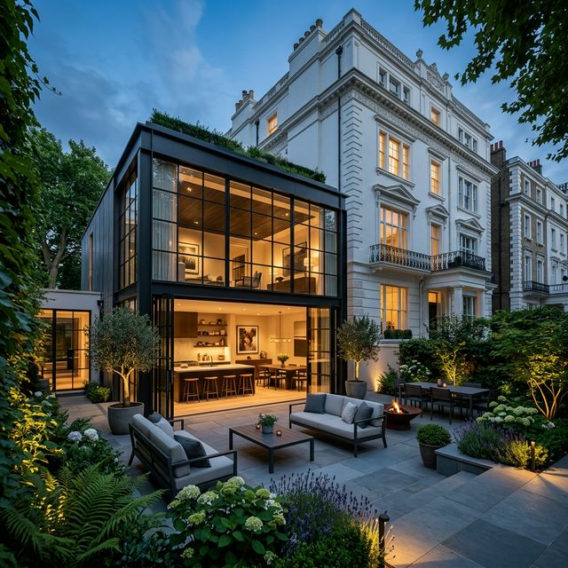 Luxury house extensions in fitzrovia
