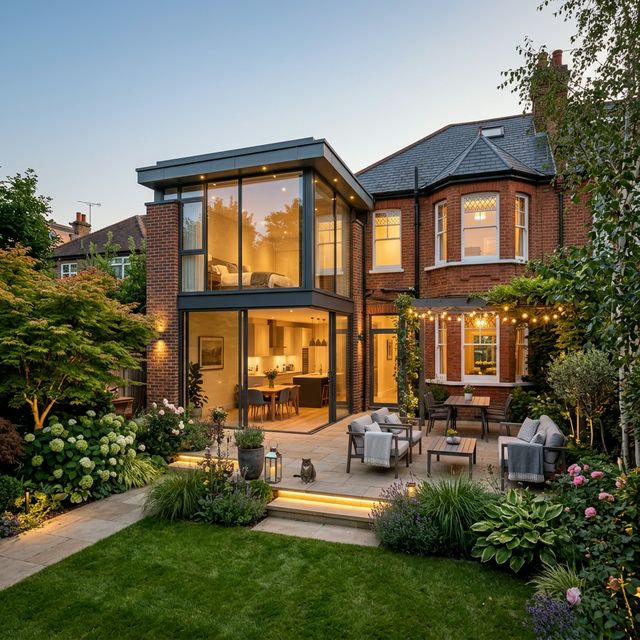 Luxury kitchen extension in golders green