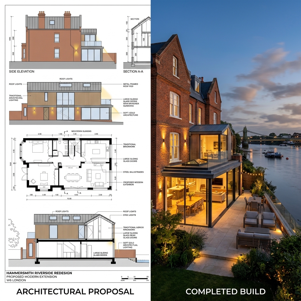 Luxury architecture design in hammersmith