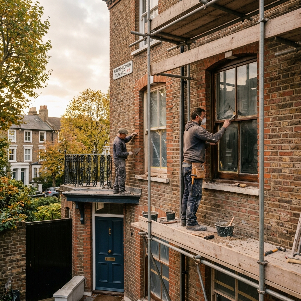 Luxury heritage restoration in hammersmith