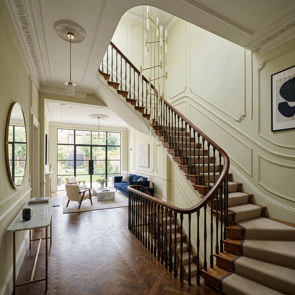 Luxury listed building renovation in hammersmith