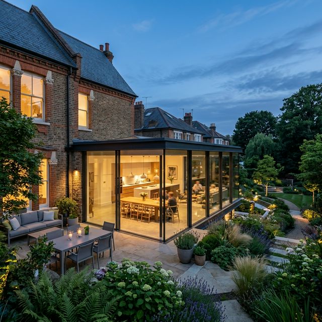 Luxury side return extensions in highgate