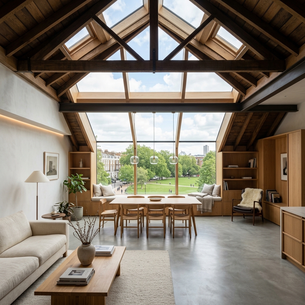 Luxury dormer loft conversion in parsons green
