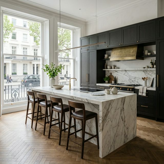 Luxury kitchen renovation in soho