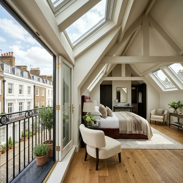 Luxury mansard loft conversion in st james