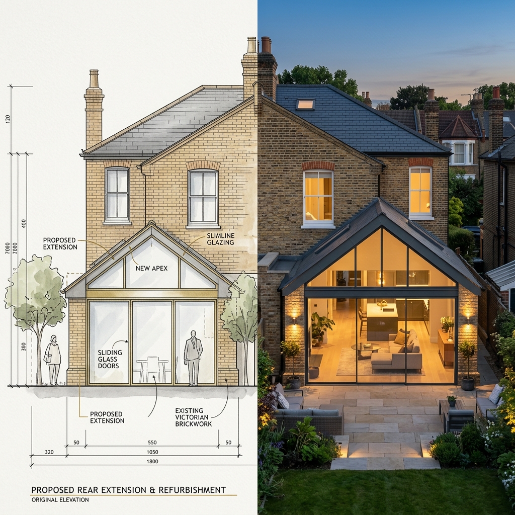 Luxury architecture design in wandsworth town
