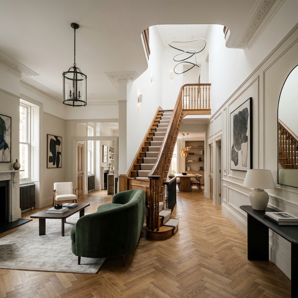Luxury listed building renovation in wandsworth town